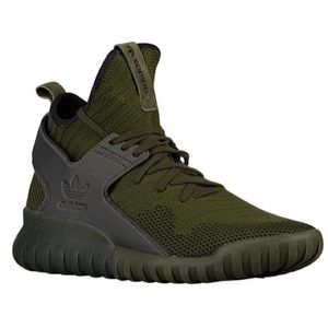 Olive green men’s adidas tubular